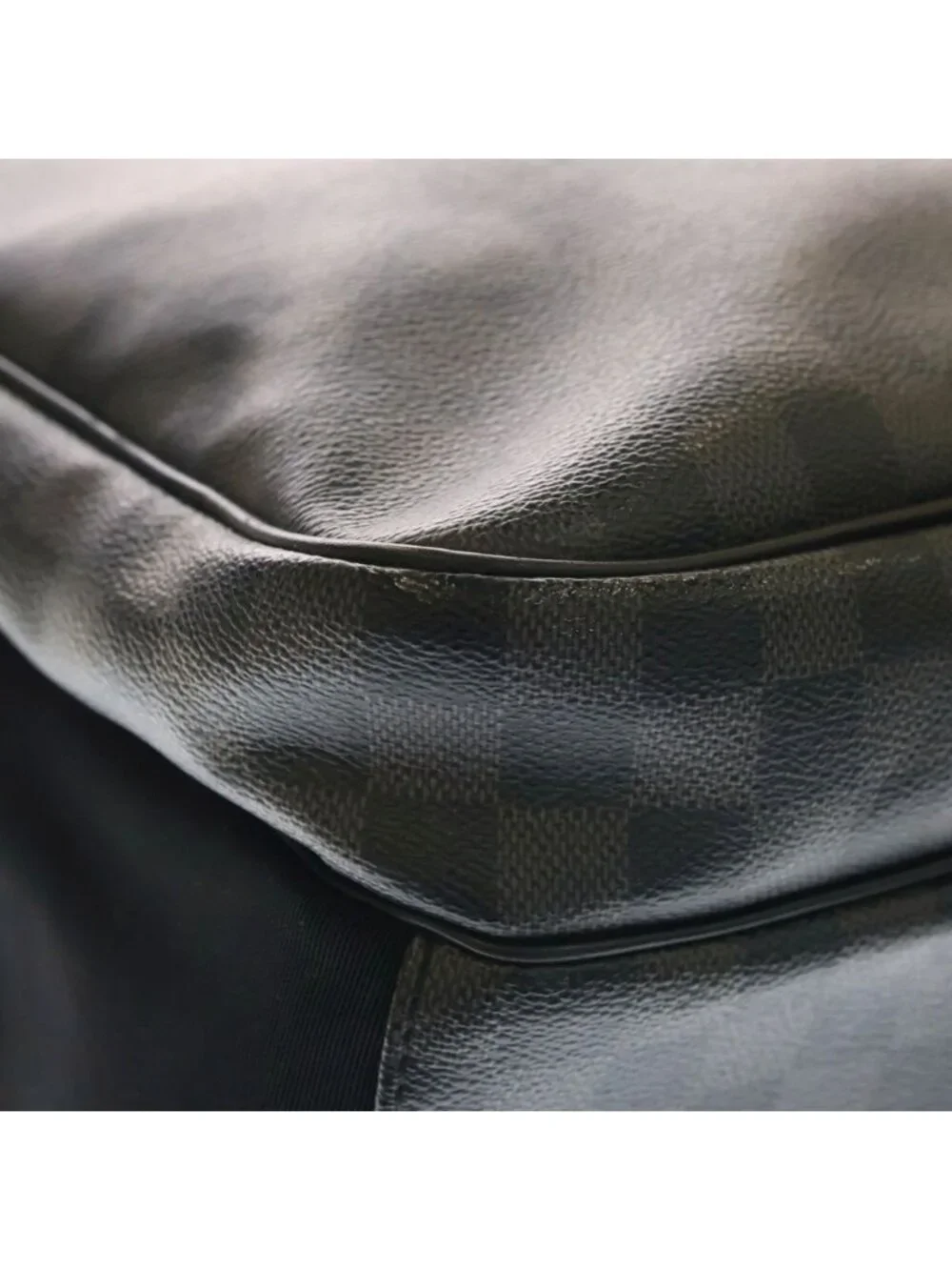 Louis Vuitton Michael Damier Graphite Backpack Leather Black
